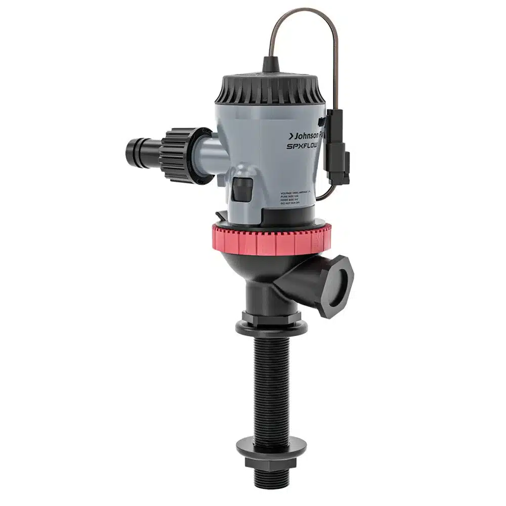 משאבת אוורור Johnson Pump Aqua O2 500GPH מעבר גוף 12V
