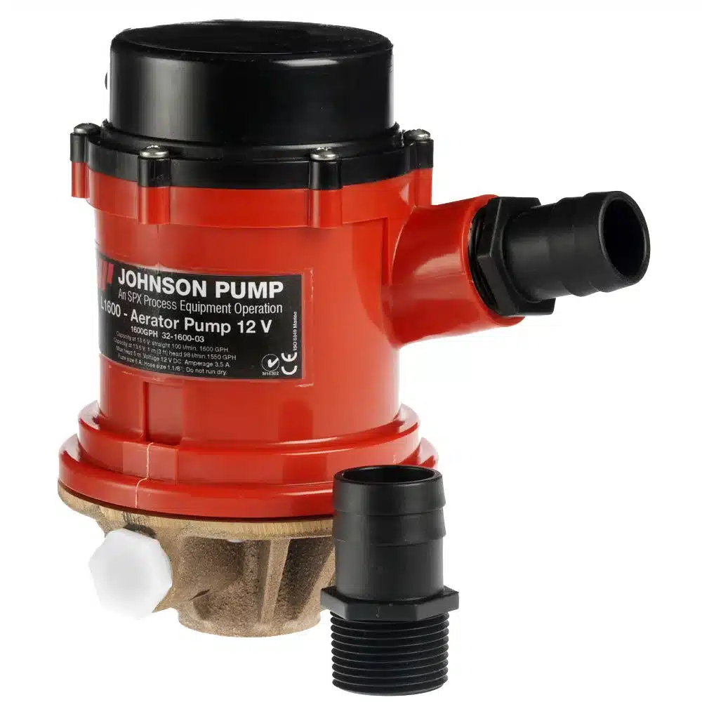 משאבת אוורור Johnson Pump Pro Series 1600GPH 12V