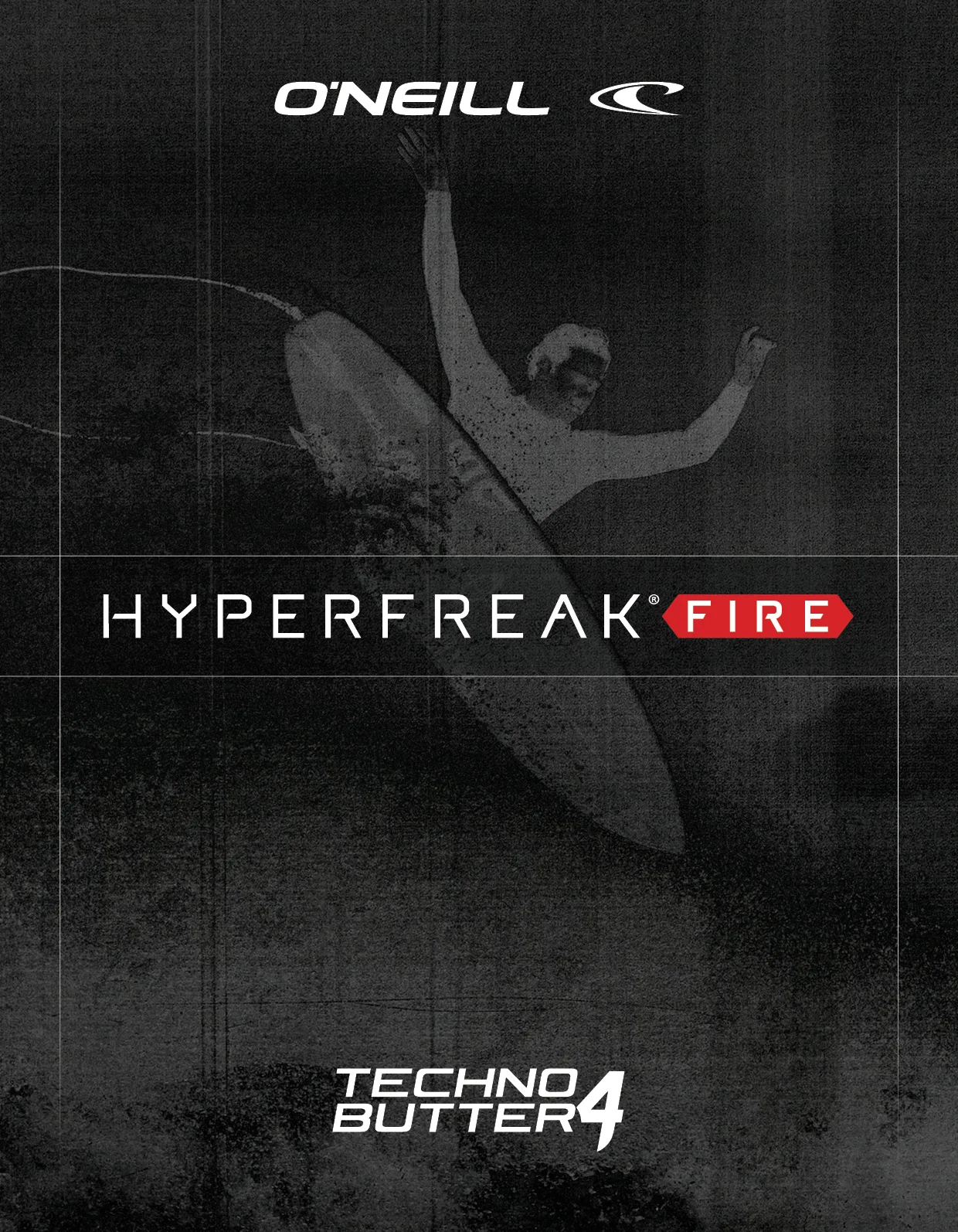 צילום של המוצר בשימוש: חליפת גלישה אוניל Hyperfreak Fire 2027